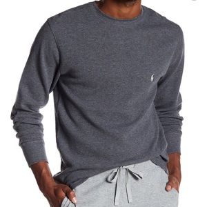 Ralph Lauren Polo long sleeve grey thermal shirt